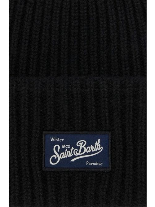 Berry women's black cashmere blend beanie MC2 Saint Barth | BERRY WSBW 00 BLACK